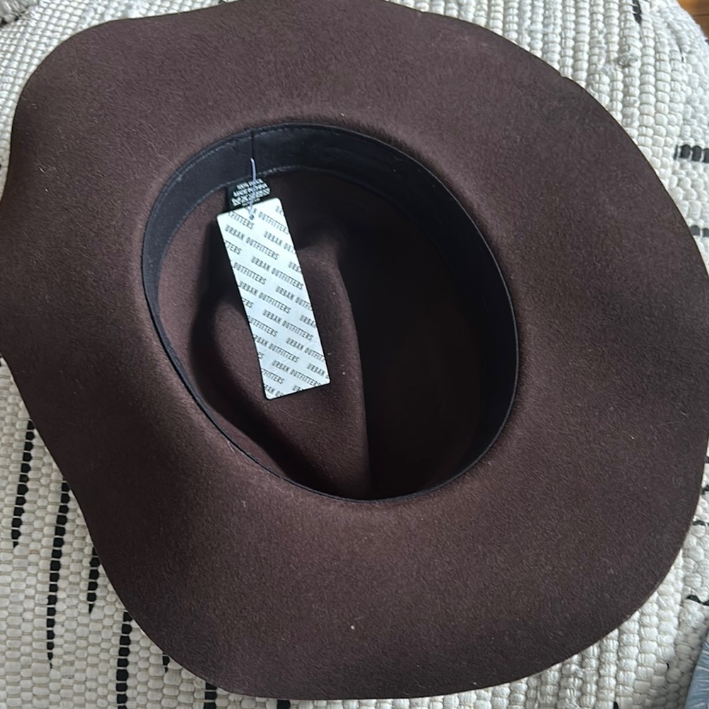 Brown Wide Brim Hat